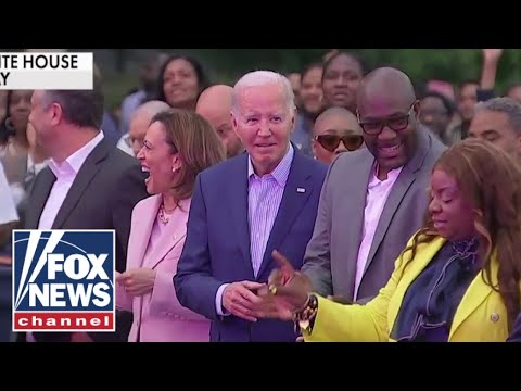 'Frozen' Biden concerns viewers at White House event