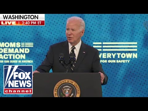 Biden heckled at gun control conference after Hunter's firearms conviction