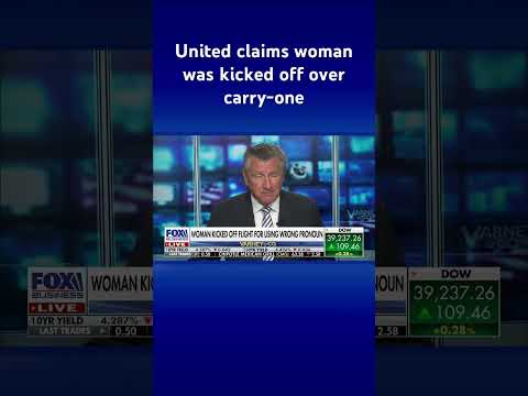 Woman kicked off flight for using wrong pronoun #shorts