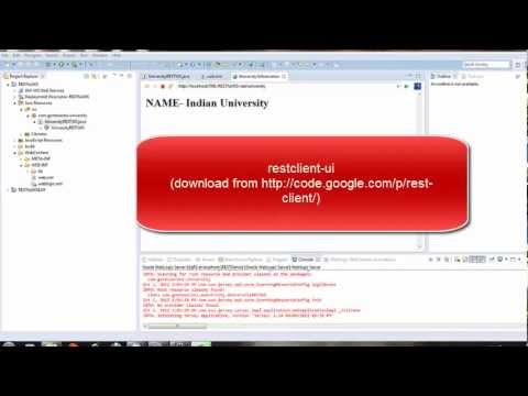 Web Services Part 5 – How to create RESTful Web Services (Hands on using Eclipse and Jersey)