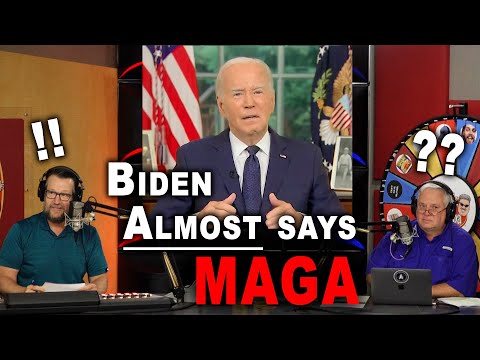 Biden ALMOST says "Make America Great Again"