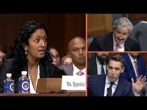 Biden Nominee "Sparkle" gets GRILLED by Sen. Kennedy & Josh Hawley