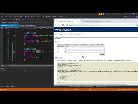 C# Web Services Tutorial 01 – Creating a Basic Web Service in C# Visual Studio – C# Tutorial