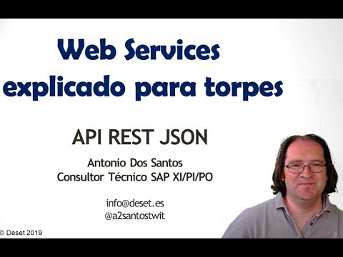 API REST JSON Web Services, explicado para torpes