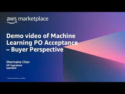 Subscribing to Machine Learning Private Offers – AWS Marketplace | Amazon Web Services