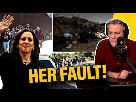 INSANE: Kamala Harris BLAMES TRUMP for the Migrant Crisis on MSNBC!
