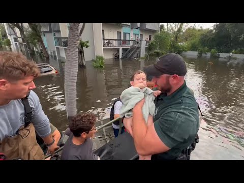 EXCLUSIVE: Hurricane Milton Devastating Aftermath – People & Pets Saved