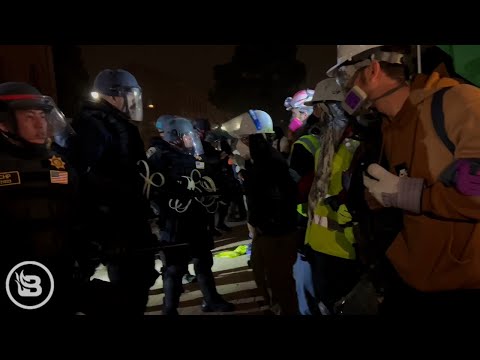 EXCLUSIVE Footage from Pro-Hamas UCLA Protests