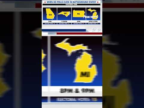 Lawrence Jones breaks down when polls close in key battleground states