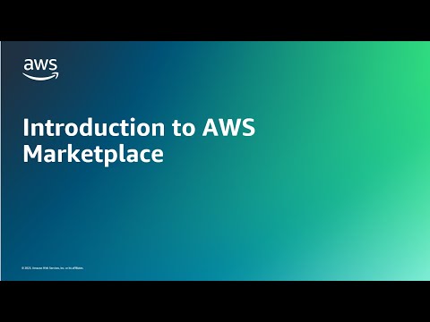 Introduction to AWS Marketplace | Amazon Web Services