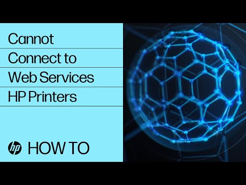 Cannot Connect to Web Services | HP Printers | HP Support
