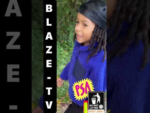 Blaze TV “Stop Littering” Message from a six year old man