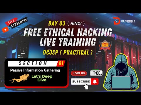 Day-03 Footprinting Through Web Services – Ethical Hacking Free DCjSP Practical Course [ Hindi ]