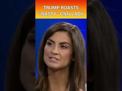 Trump ROASTS "Nasty" CNN Lady