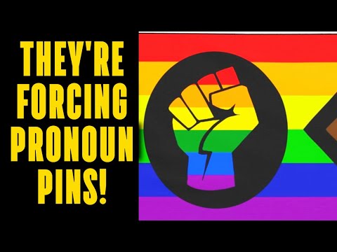 Amazon Web Services Force PRONOUN PINS On Employees At Web Conference!