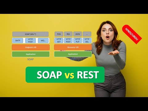 SOAP vs REST | SOAP vs REST WEB SERVICES | WEB SERVICES in HINDI URDU