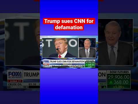 Donald Trump files $475M lawsuit against CNN #shorts