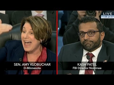 Kash Patel's VIRAL Exchange with Amy Klobuchar at Confirmation Hearing
