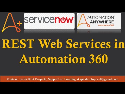 REST Web Services in Automation Anywhere | How to use REST Web Services Package in Automation 360