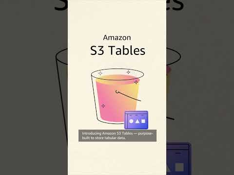 Amazon S3 Tables – Store Tabular Data in S3 | Amazon Web Services