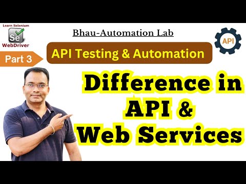 Differences between Web Services and API | API vs Web Service | REST vs SOAP API #video #selenium
