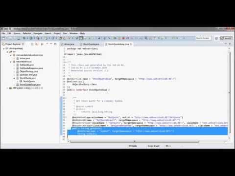 Java API for XML Web Services  – JAX-WS Prototype Project 01