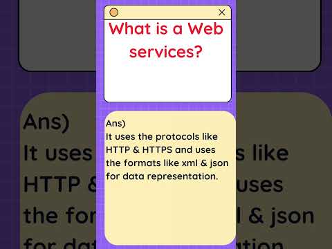 what is a web service | web service