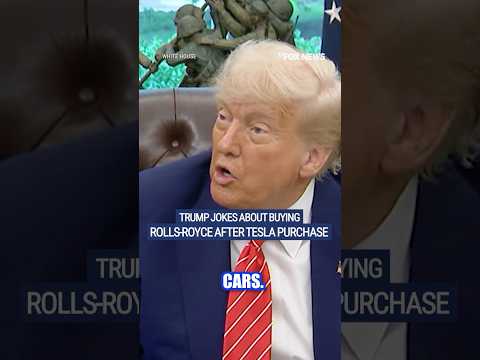 Trump asked whether he may buy a Rolls-Royce after UK trade deal #uk #trump #news #tesla #shorts