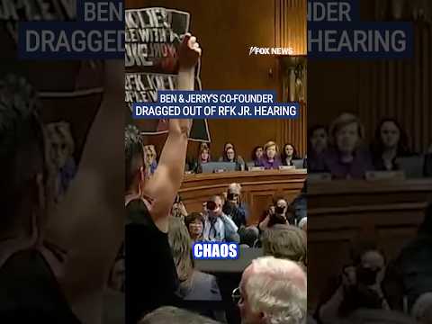 Ben & Jerry's co-founder disrupts RFK Jr. HHS hearing #shorts #news #us #fox #trump #politics