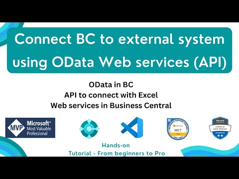 connect business central to external systems | connect bc with web services | bc api #api #odata
