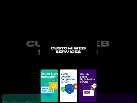 Custom Web Services #logocreation #hiredeveloper #websitedevelopment