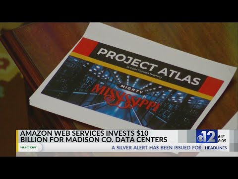 Amazon Web Services invests $10 billion in Mississippi for data centers