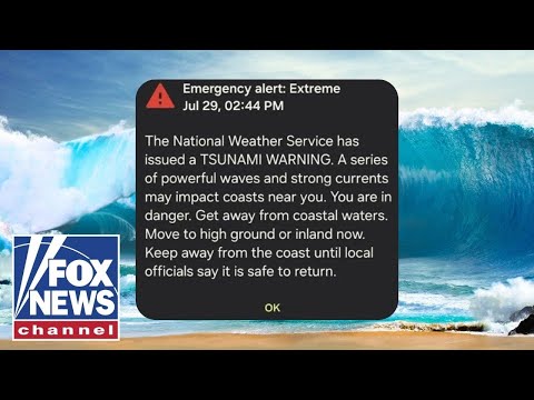 BREAKING: Tsunami alerts triggered for entire US West Coast after massive 8.7 quake