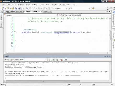 Creating Web Services with the .NET Framework – Dan Wahlin