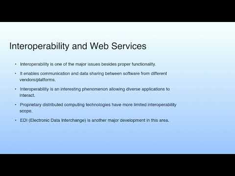 Interoperability and Web Services | Cloud Computing Web Services, Service Oriented Architecture
