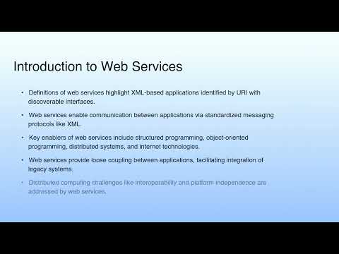 Introduction to Web Services | Cloud Computing Web Services, Service Oriented Architecture