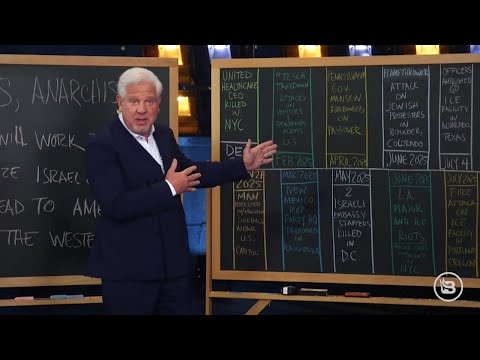 The Shocking List of Violent Left-Wing Attacks in 2025 | Glenn Beck Chalkboard Breakdown