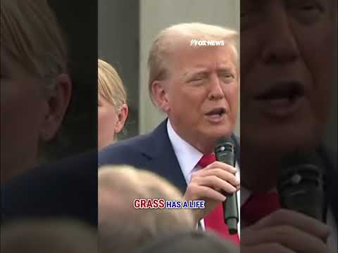 Trump’s got the GRASS TOUCH #shorts #usa #trump #politics #foxnews
