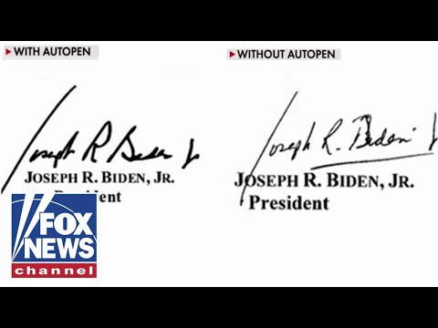 GOP leader reveals 'unprecedented' detail in Biden autopen investigation
