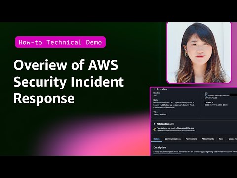 Overview of AWS Security Incident Response  | Amazon Web Services