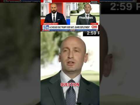Stephen Miller DESTROYS CNN over 'dumb question' #shorts #foxnews #politics #news