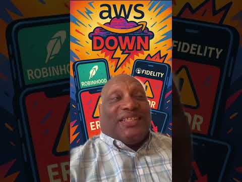 Amazon web services crashed Robinhood and Fidelity has issues Did they crash the system on purpose?
