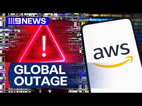 Amazon Web Services suffers major outage, affecting services globally | 9 News Australia