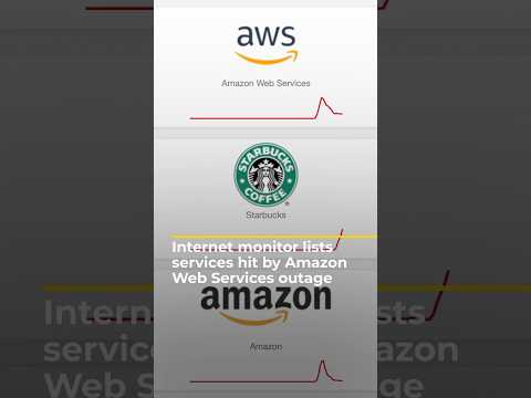 Amazon Web Services outage disrupts host of major sites and apps | AJ #shorts