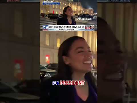 WATCH: AOC's BOLD response to taking on Vance in 2028 #foxnews #news #us #fox