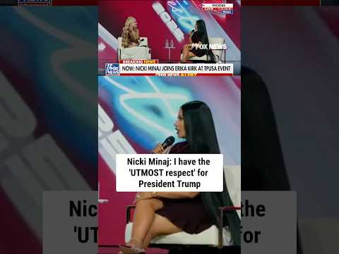 Nicki Minaj: I have the 'UTMOST respect' for President Trump #shorts #nickiminaj #us #news #trump