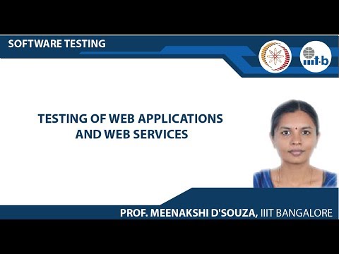 Testing of web Applications and Web Services