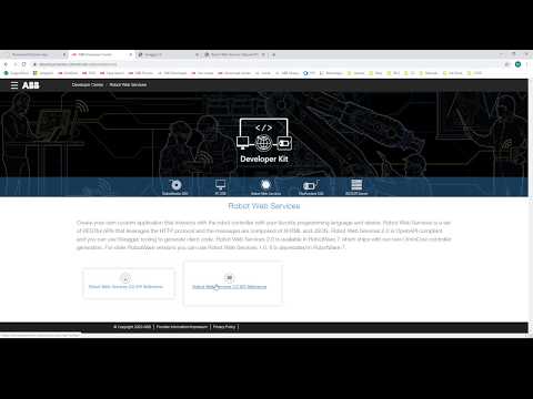 How to get started with Robot Web Services and jog a robot via REST API requests.