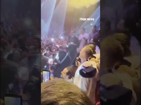 WATCH: USA hockey team belts out national anthem at nightclub #foxnews #shorts #sports