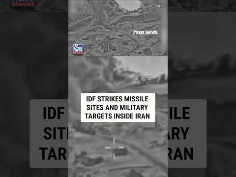IDF strikes missile sites and military targets inside Iran #foxnews #news #shorts #iran #idf